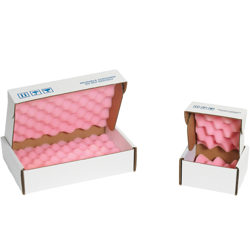 Anti-static foam shippers