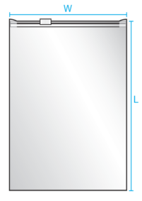 How to measure a slider poly bag
