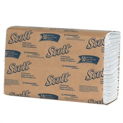 Scott Surpass White C-Fold Towels