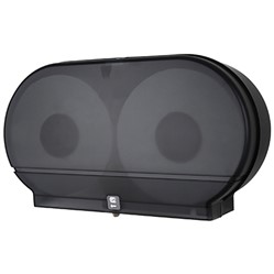 Twin Jumbo Bathroom Tissue Dispenser - Black