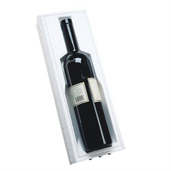 1 Bottle Foam Wine Shipper Insert - 750ml