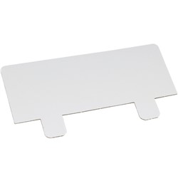 Tray Counter Display White Header Cards