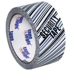 2 x 110 yds. 2.5 Mil Printed Security Tape
