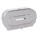 Twin Jumbo Bathroom Tissue Dispenser - Steel