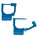 Blue Easy Lock Seals