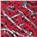 10 lb. Red and Silver Metallic Blend Crinkle Paper