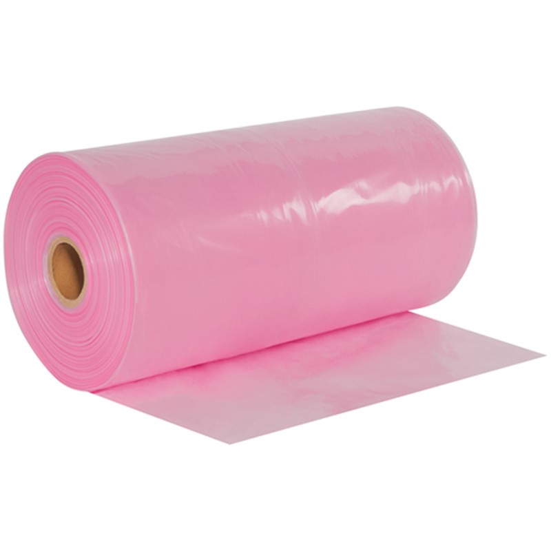 Aviditi 2" X 1075' Anti-Static Poly Tubing On A Roll - 4 Mil Thick - Pack Of 2 Rolls