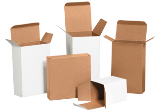 Folding cartons and retail boxes