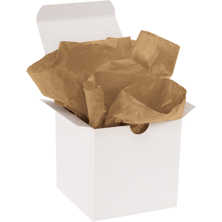 Kraft tissue paper and kraft crinkle paper